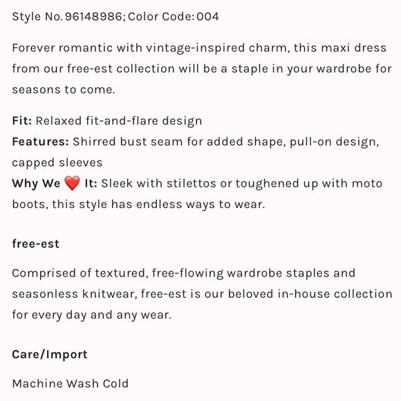 NWT Free People Ellis Maxi - Picture 7 of 9